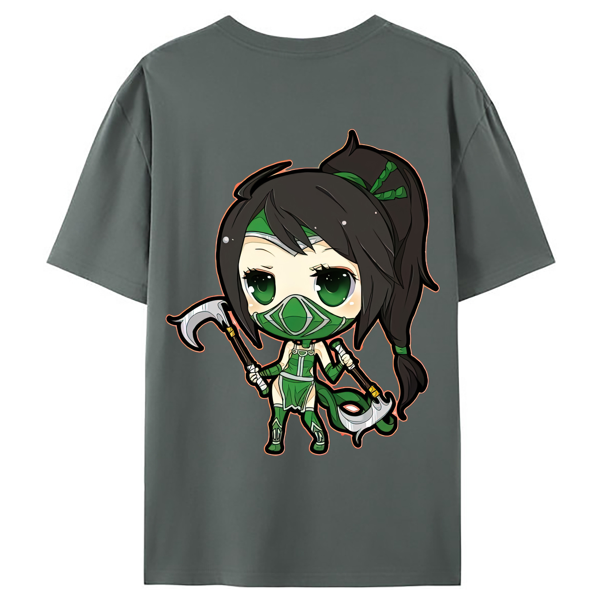 （画像用） リーグ・オブ・レジェンド League of Legends LOL 綿100％ メンズ半袖Tシャツ（バックプリント） 通気性